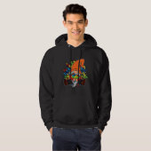 Autism Gnome Sunflower Hoodie (Voorkant volledig)