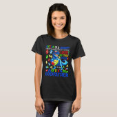Autism Godfather Journey Quote Autism Awareness Di T-shirt (Voorkant volledig)