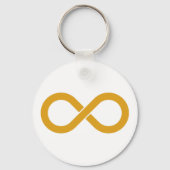 Autism Gold Infinity Sleutelhanger (Voorkant)