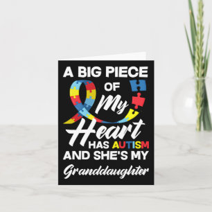 Autism Grandma Grandpa Autistic Granddochter Auti Kaart