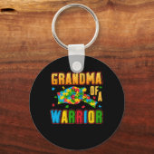 Autism Grandma - grootmoeder van een vrouw Sleutelhanger (Voorkant)
