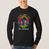 Autism Grandma I Love My Grandson Autisme Awarenes T-shirt (Voorkant)