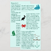 Autism haal een kaartje voor een jongen samen (Voorkant / Achterkant)