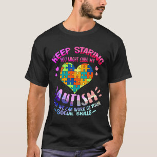 Autism Heart Autism Awareness Adhd Austism Puzzle T-shirt