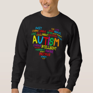 Autism Heart Autism Awareness trotse Autisme Mam F Trui