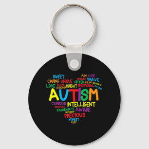 Autism Heart Autism Awareness trotse Autisme Mam G Sleutelhanger