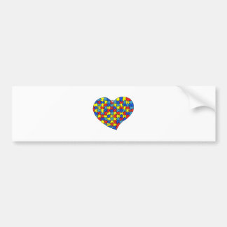 Autism Heart Bumpersticker