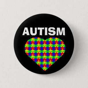 Autism Heart Button