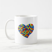 Autism Heart Koffiemok (Links)