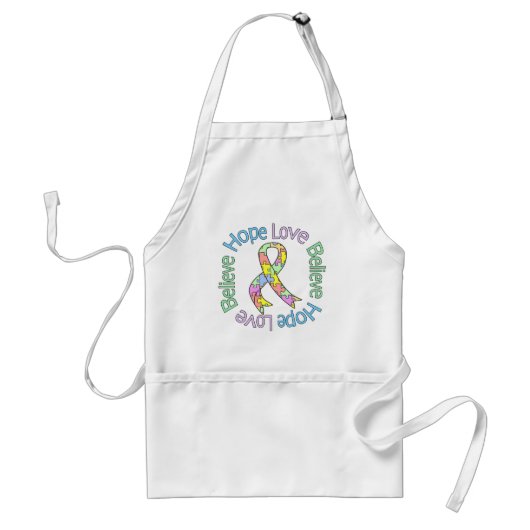 Autism Hope Geloof Standaard Schort (Voorkant)
