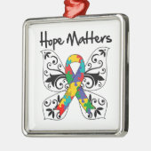 Autism Hope Matters Metalen Ornament (Links)
