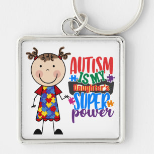 Autism - houd of Creëer uw eigen Sleutelhanger