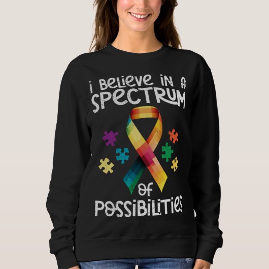 Autism I believe in a spectrum of possibilities Au Trui (Voorkant)