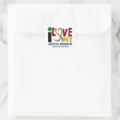AUTISM I Love My Autistic Daughter 2 Ronde Sticker (Tas)
