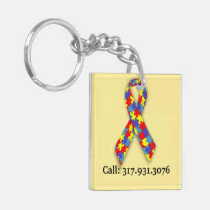 Autism ID Label Soms voer ik Sleutelhanger uit
