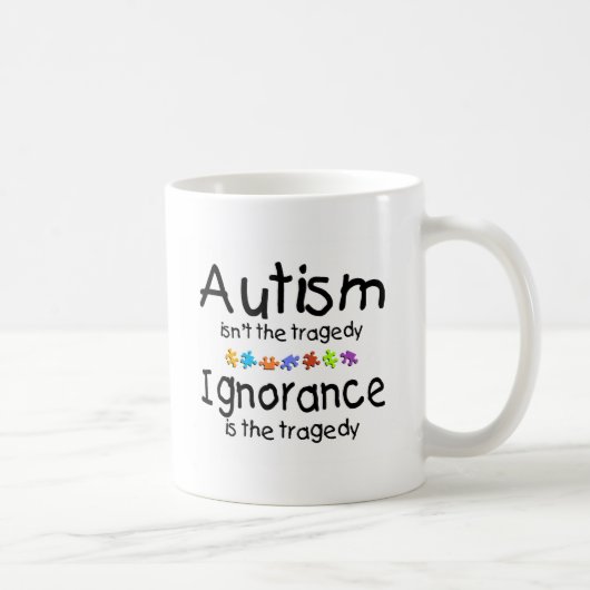 Autism Ignorance Koffiemok (Rechts)