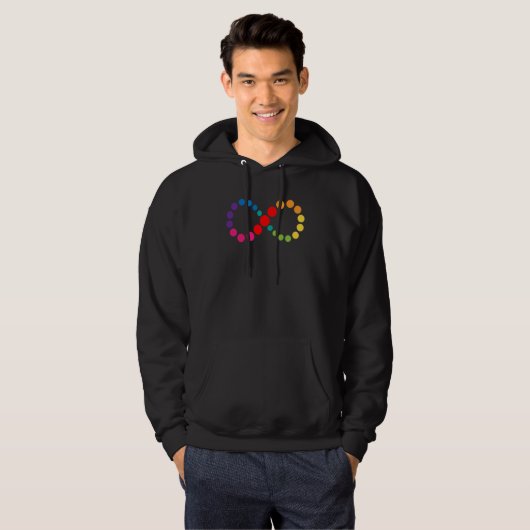 Autism Infinity Symbol Hoodie (Voorkant volledig)