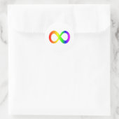 Autism Infinity Symbol Round Sticker (Tas)