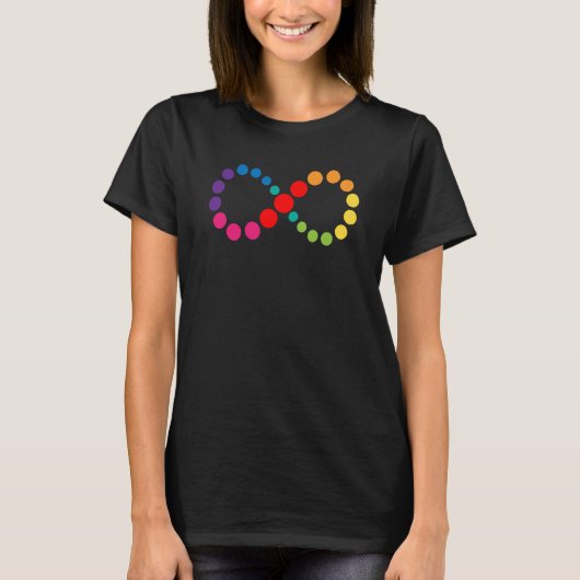 Autism Infinity Symbol T-shirt (Voorkant)