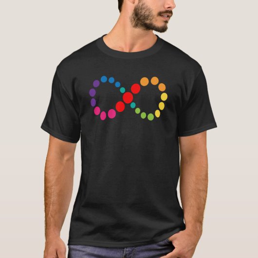 Autism Infinity Symbol T-shirt (Voorkant)