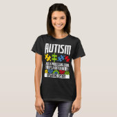 Autism is geen maand van Autism van de verwerkings T-shirt (Voorkant volledig)