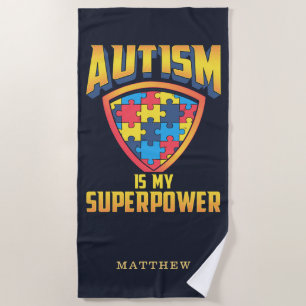Autism is Mijn persoonlijke naam voor Superpower Strandlaken
