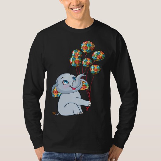 Autism is my Incredible talent Baby Elephant Autis T-shirt (Voorkant)