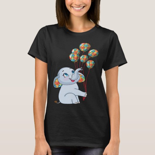 Autism is my Incredible talent Baby Elephant Autis T-shirt (Voorkant)