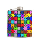 Autism jigzaag heupfles (Voorkant)