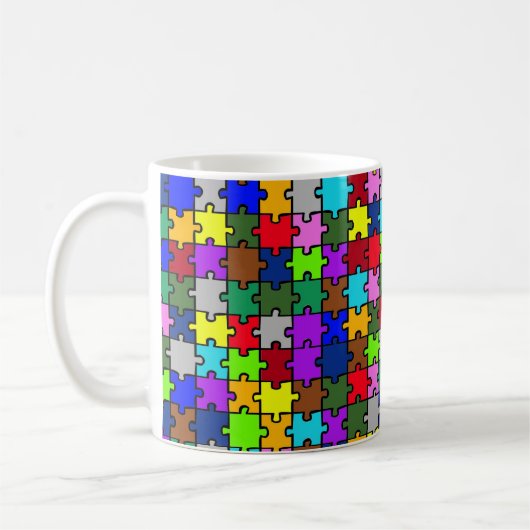 Autism jigzaag koffiemok (Links)