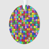 Autism jigzaag ornament (voorkant)