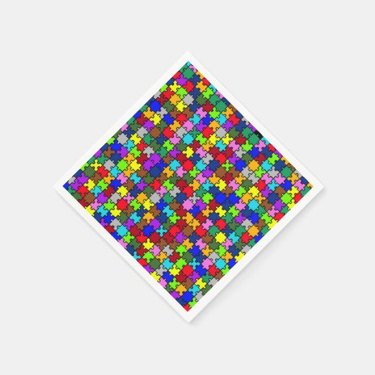 Autism jigzaag servet (Hoek)