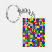 Autism jigzaag sleutelhanger (Voorkant Links)