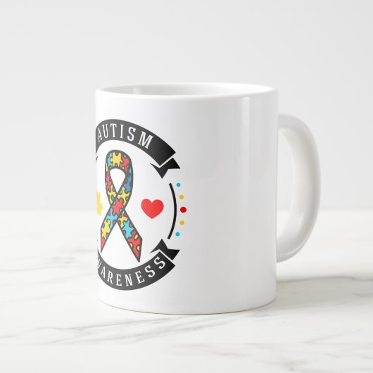Autism Jumbo Mok (Voorkant rechts)
