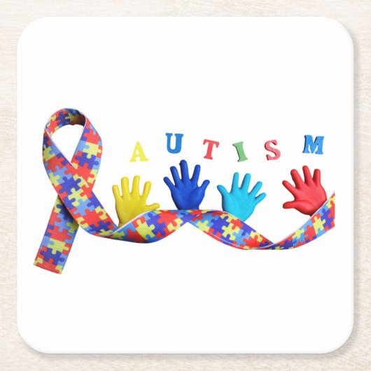 Autism Kartonnen Onderzetters (Voorkant)