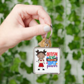 Autism-Keep ofMaak uw eigen Sleutelhanger (Hand)