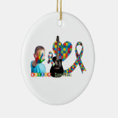 Autism Keramisch Ornament (Rechts)