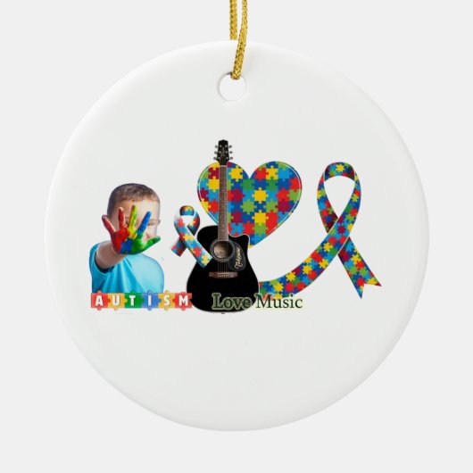 Autism Keramisch Ornament (Voorkant)