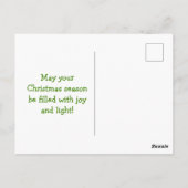 Autism Kerstmis Bauble Briefkaart (Achterkant)