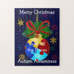 Autism Kerstmis Bauble Legpuzzel