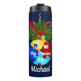 Autism Kerstmis Bauble Thermosbeker