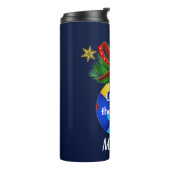 Autism Kerstmis Bauble Thermosbeker (Gedraaid links)