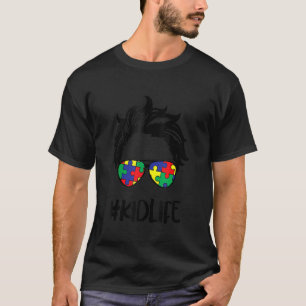 Autism Kinder Kidlife Momlife Mama en Mini Mammie T-shirt