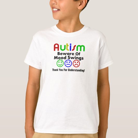 Autism Kinderen BasicTagless ComfortSoft® T-Shirt (Voorkant)