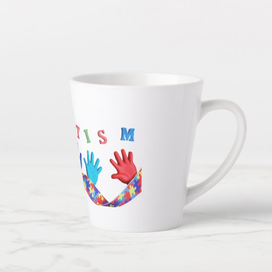 Autism Latte Mok (Rechts)