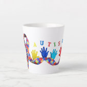 Autism Latte Mok (Voorkant)