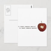 Autism-leraar Briefkaart (Voorkant / Achterkant)