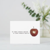 Autism-leraar Briefkaart (Staand voorkant)