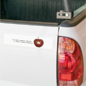 Autism-leraar Bumpersticker (Op Truck)