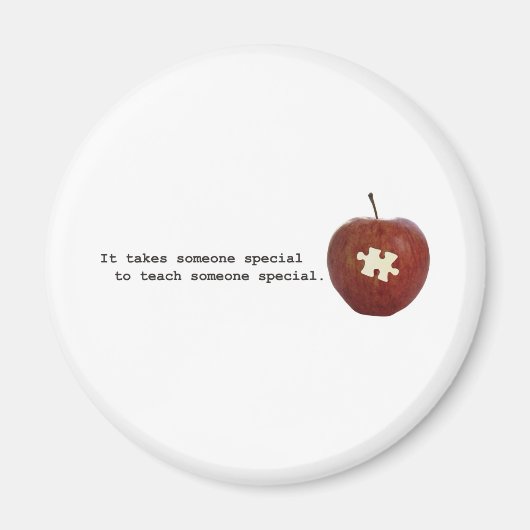 Autism-leraar Magneet (Voorkant)